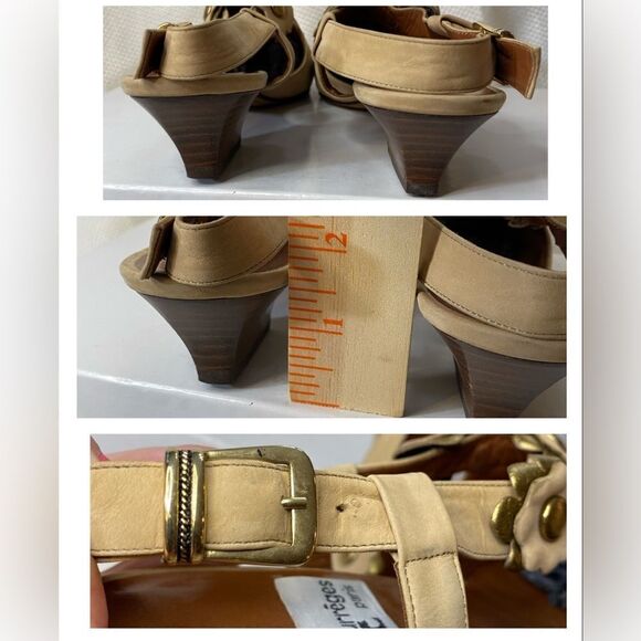 RARE Vintage André Courrèges starategia mule sling backs sandals size 36  5 USA - Picture 5 of 10